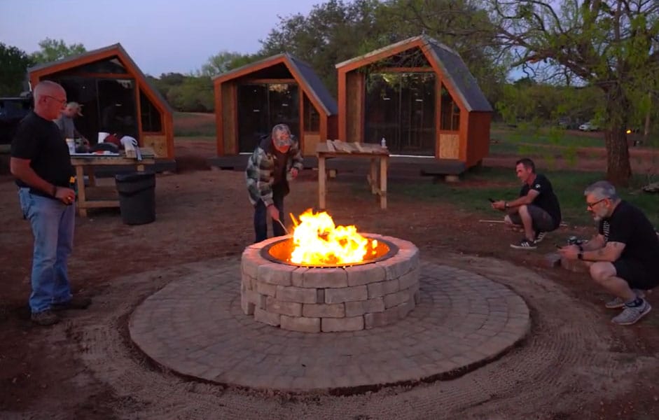 Austin Moto Adventures firepit